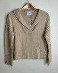 Stitches & Stripes 100% Cotton Tan Textured Pullover Sweater
