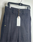 Cleobella 100% Organic Cotton Black Straight Leg Denim Jean Trouser Pant