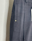 Cleobella 100% Organic Cotton Black Straight Leg Denim Jean Trouser Pant