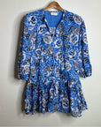 Tanya Taylor Swim 100% Cotton Lightweight Blue Shia Dress