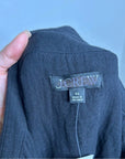 J. Crew 100% Cotton Gauze V- Neck Shirtdress in Black