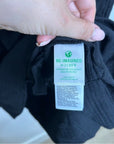 J. Crew 100% Cotton Gauze V- Neck Shirtdress in Black