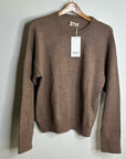 MATE The Label Merino Wool Alpaca Soft Perfect Crew Neck Knit Sweater