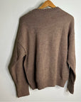 MATE The Label Merino Wool Alpaca Soft Perfect Crew Neck Knit Sweater