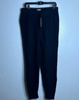 Unsubscribed 100% Cashmere Black Jogger Style Drawstring Pull on Pant