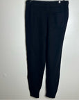 Unsubscribed 100% Cashmere Black Jogger Style Drawstring Pull on Pant