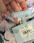 Hill House 100% Cotton The Allie Zip Up Terrycloth Hoodie in Sea Creatures