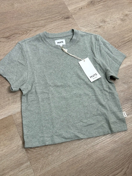 MATE the Label MATE The Label Regenerative Hemp Cotton Knit Green T - Shirt - Cotton, Hemp