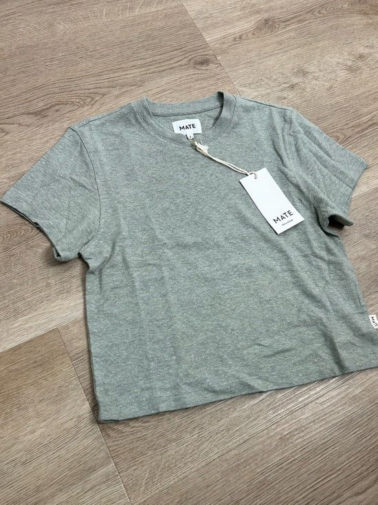 MATE the Label MATE The Label Regenerative Hemp Cotton Knit Green T - Shirt - Cotton, Hemp