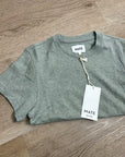 MATE The Label Regenerative Hemp Cotton Knit Green T - Shirt