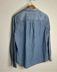 J. Crew Point Sur 100% Cotton Chambray Denim Button Down Long Sleeve Shirt