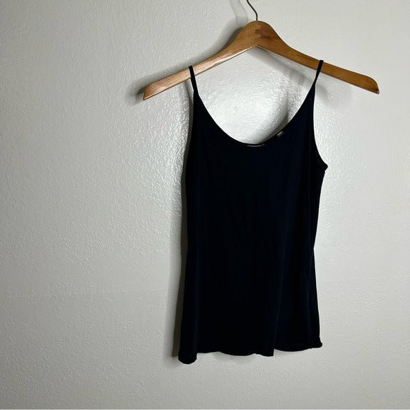 Vince VINCE 100% Pima Cotton Lightweight Black Tank Top - Cotton
