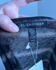 Eileen Fisher 100% Organic Linen Striped Short Sleeve T - Shirt M