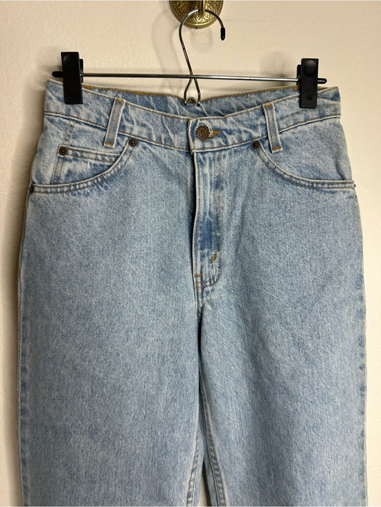 Vintage Levi's 100% Cotton Orange Tab 550 Student Fit Tapered Straight Leg Jean