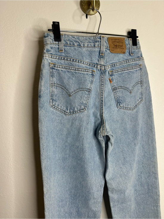 Vintage Levi's 100% Cotton Orange Tab 550 Student Fit Tapered Straight Leg Jean