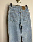 Vintage Levi's 100% Cotton Orange Tab 550 Student Fit Tapered Straight Leg Jean