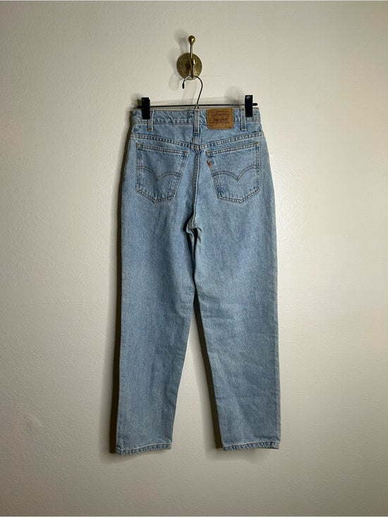Vintage Levi's 100% Cotton Orange Tab 550 Student Fit Tapered Straight Leg Jean