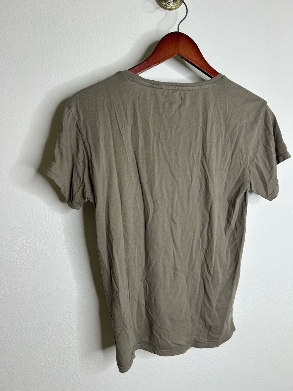 MATE The Label 100% Organic Cotton Scoop Neck T - Shirt Green