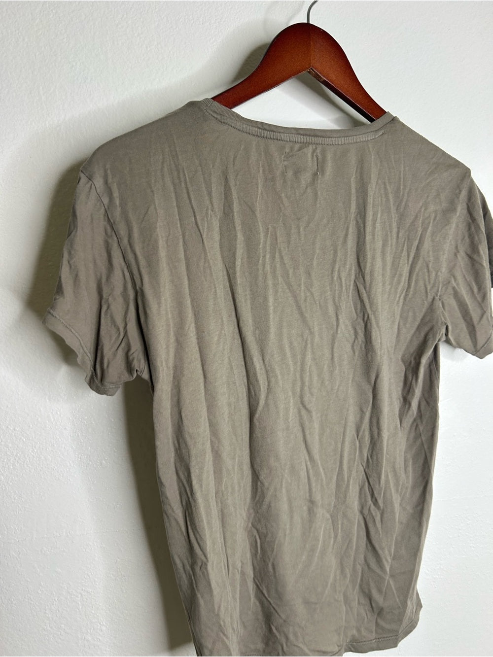 MATE The Label 100% Organic Cotton Scoop Neck T - Shirt Green