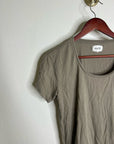MATE The Label 100% Organic Cotton Scoop Neck T - Shirt Green