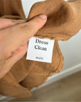 MATE The Label 100% Linen Midi Slip Dress in Sedona