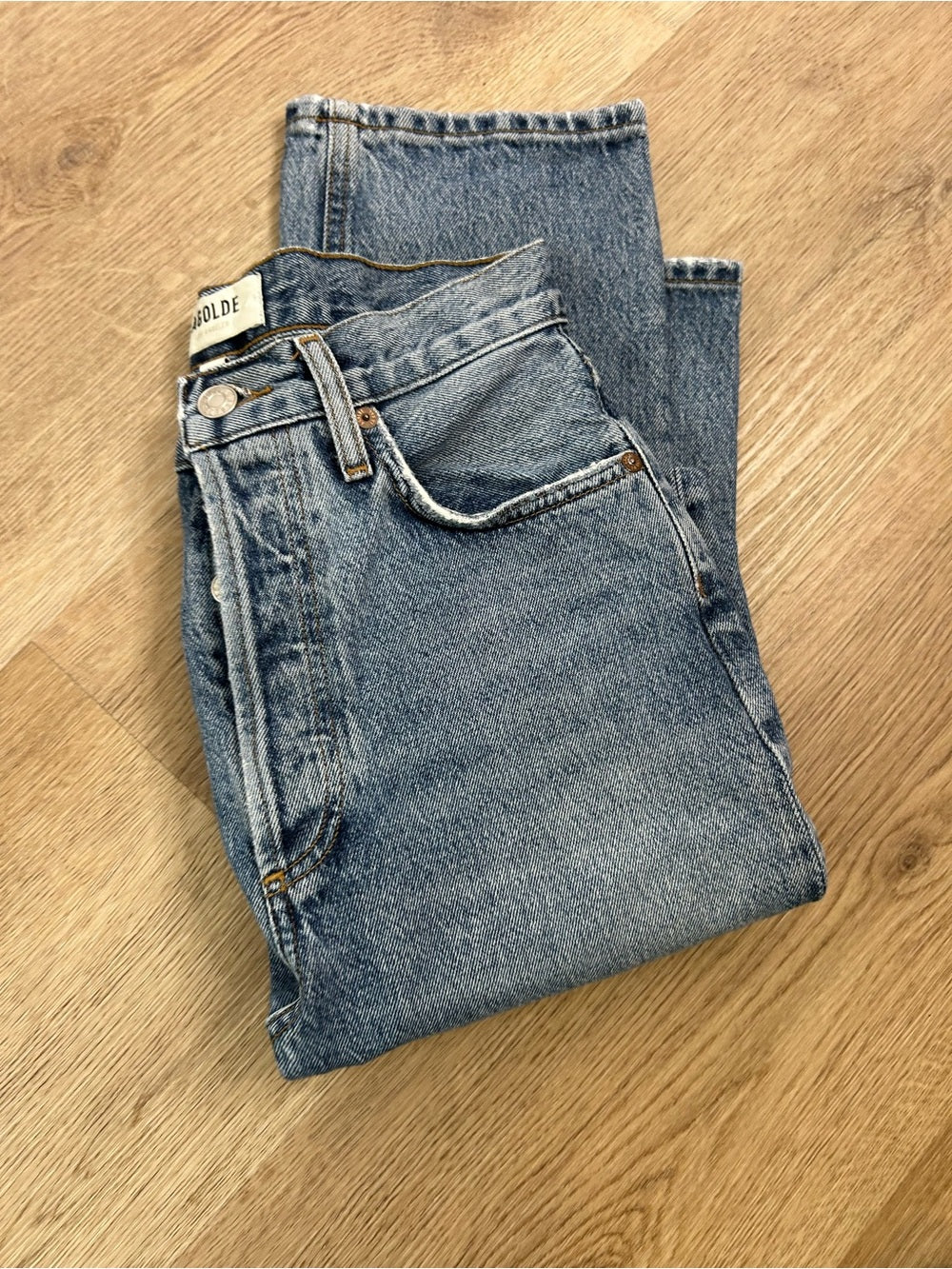 AGOLDE 100% Regenerative Cotton 90's Pinch Waist High Rise Jean