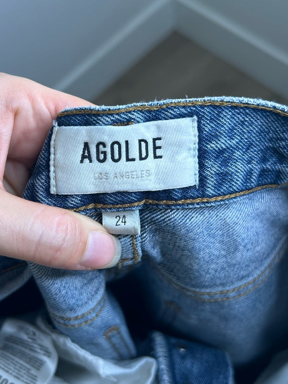 AGOLDE 100% Regenerative Cotton 90's Pinch Waist High Rise Jean