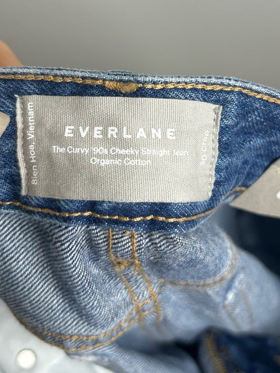 Everlane 100% Organic Cotton The Curvy 90's Cheeky Straight Leg Jean