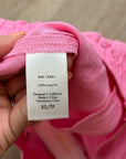 L*Space 100% Linen Pink Drawstring Pull on Bright Pink Shorts