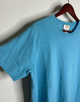 Vintage Talbots 100% Cashmere Blue Short Sleeve Knit T- Shirt Top
