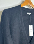 Unsubscribed 100% Cashmere Black Button Down Cardigan Boyfriend Sweater
