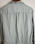 Unsubscribed 100% Cotton Light Blue Distressed Oversized Button Down Shirt
