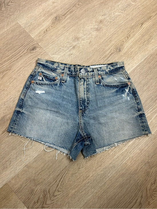 AG 100% Cotton High Rise Wedgie Alexxis Denim Cutoff Distressed Short
