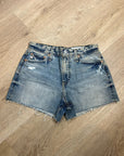 AG 100% Cotton High Rise Wedgie Alexxis Denim Cutoff Distressed Short