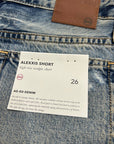 AG 100% Cotton High Rise Wedgie Alexxis Denim Cutoff Distressed Short