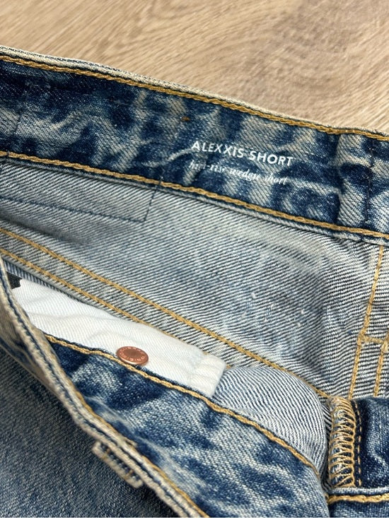 AG 100% Cotton High Rise Wedgie Alexxis Denim Cutoff Distressed Short