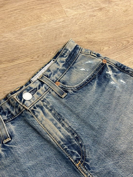 AG 100% Cotton High Rise Wedgie Alexxis Denim Cutoff Distressed Short