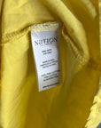 Nation LA 100% Pima Cotton Yellow Criss Cross Back Popover Tank Dress