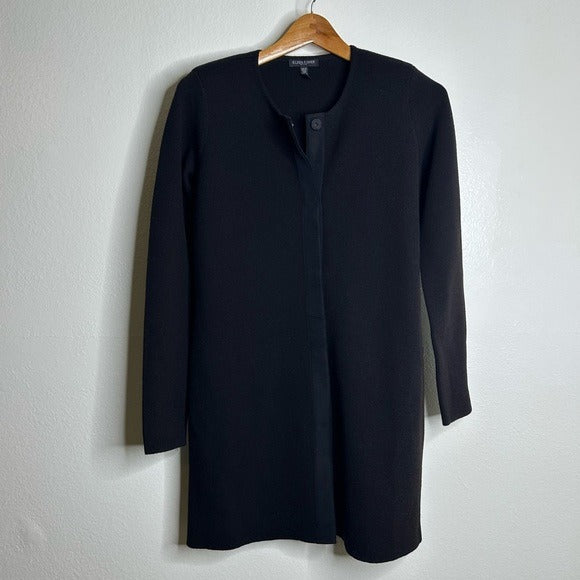 Eileen Fisher Eileen Fisher 100% Wool Long Line Cardigan Sweater Jacket - Wool