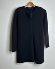 Eileen Fisher 100% Wool Long Line Cardigan Sweater Jacket
