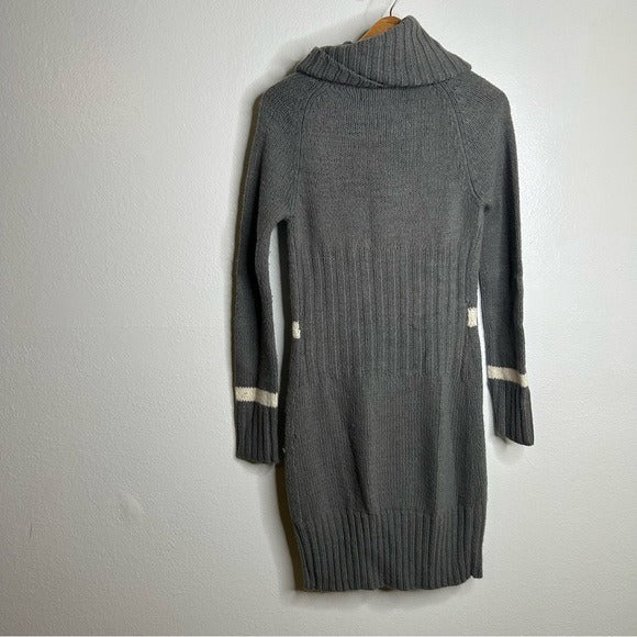 Community Merino Wool Alpaca Blend Gray Button Down Cardigan Sweater