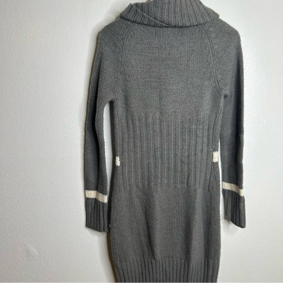 Community Merino Wool Alpaca Blend Gray Button Down Cardigan Sweater