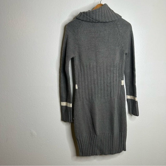 Community Merino Wool Alpaca Blend Gray Button Down Cardigan Sweater