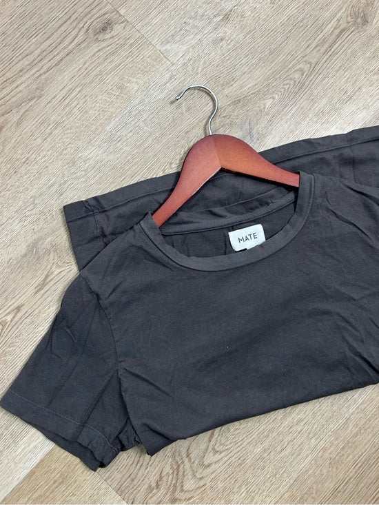 MATE The Label 100% Organic Cotton Charcoal Gray Classic T - Shirt