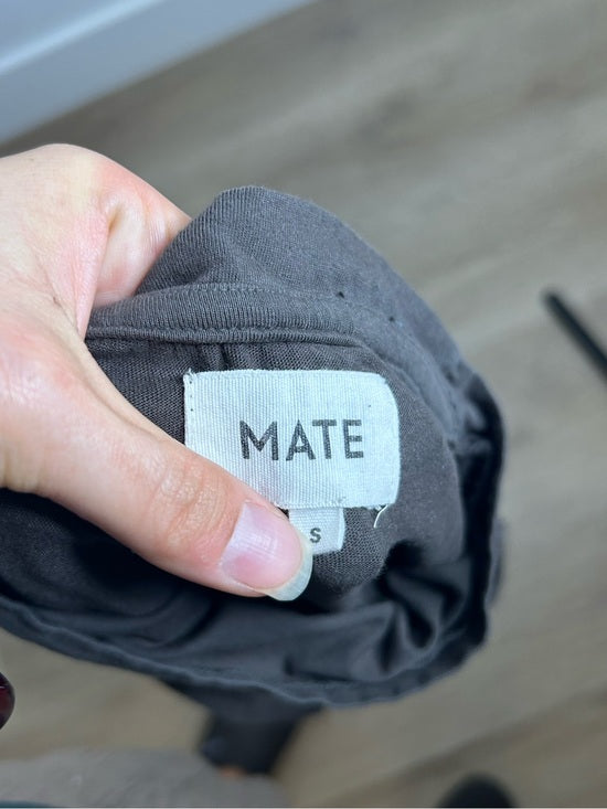 MATE The Label 100% Organic Cotton Charcoal Gray Classic T - Shirt
