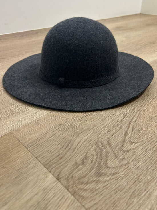Phase 3 100% Wool Charcoal Gray Floppy Brim Hat