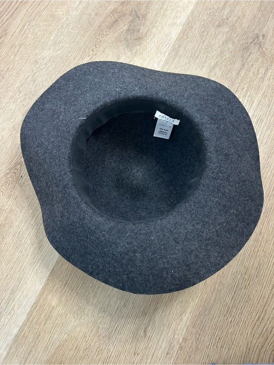 Phase 3 100% Wool Charcoal Gray Floppy Brim Hat