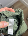 Unsubscribed 100% Cotton Green Tapered Utility Style Pant