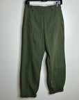 Unsubscribed 100% Cotton Green Tapered Utility Style Pant