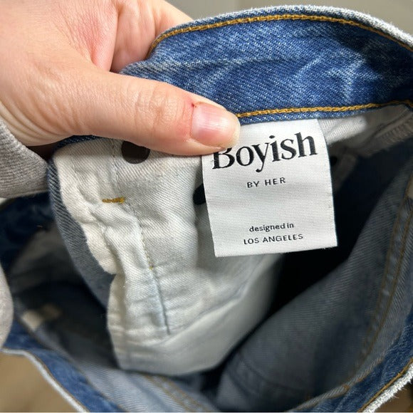 Boyish Billy 100% Cotton Light Wash Distressed Jean